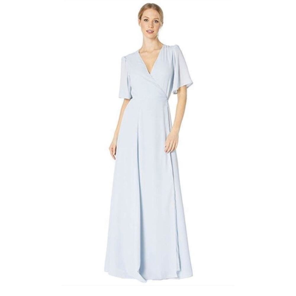 Wayf Light Blue Maxi Dress